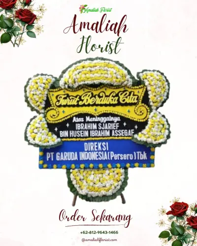 Papan Bunga Duka di Pengkok