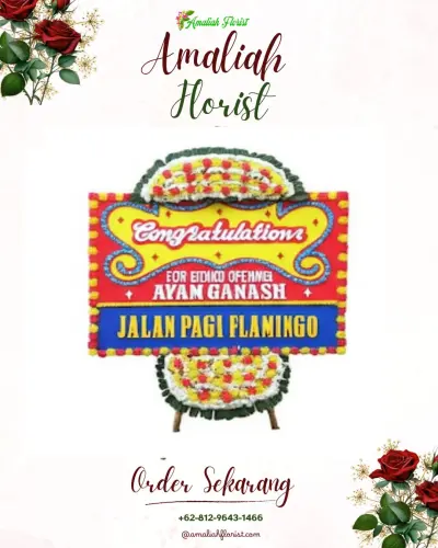 Bunga Papan Congratulation di Pengkok